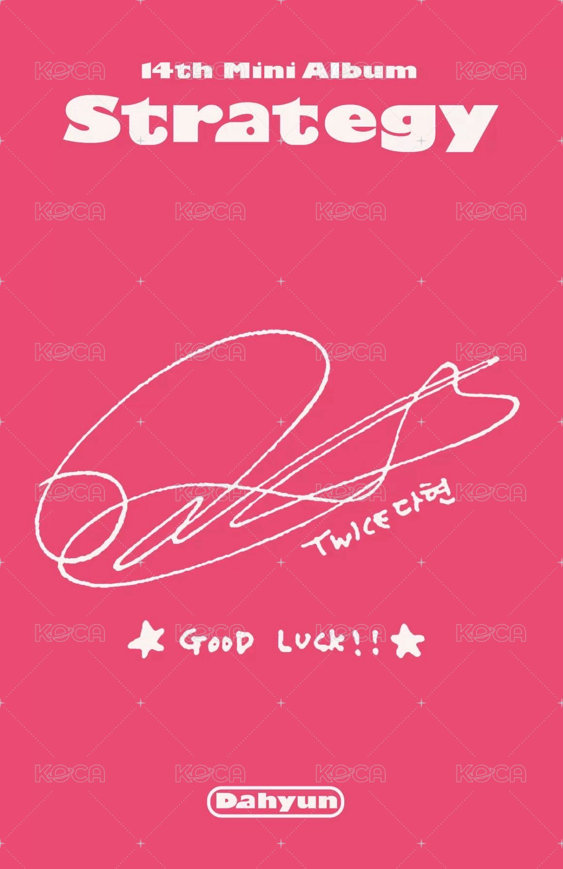 mini 14 專輯卡 電子專 Step 2特別 ver. 背面