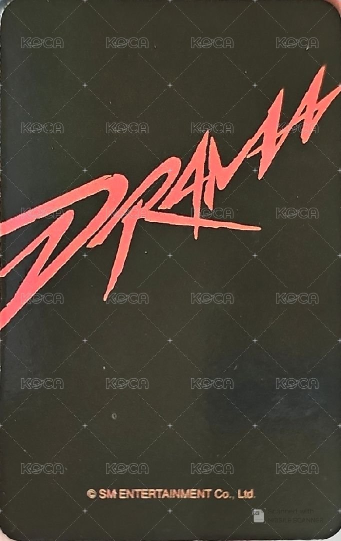 Drama mmt 簽售卡 aespa  簽售 背面