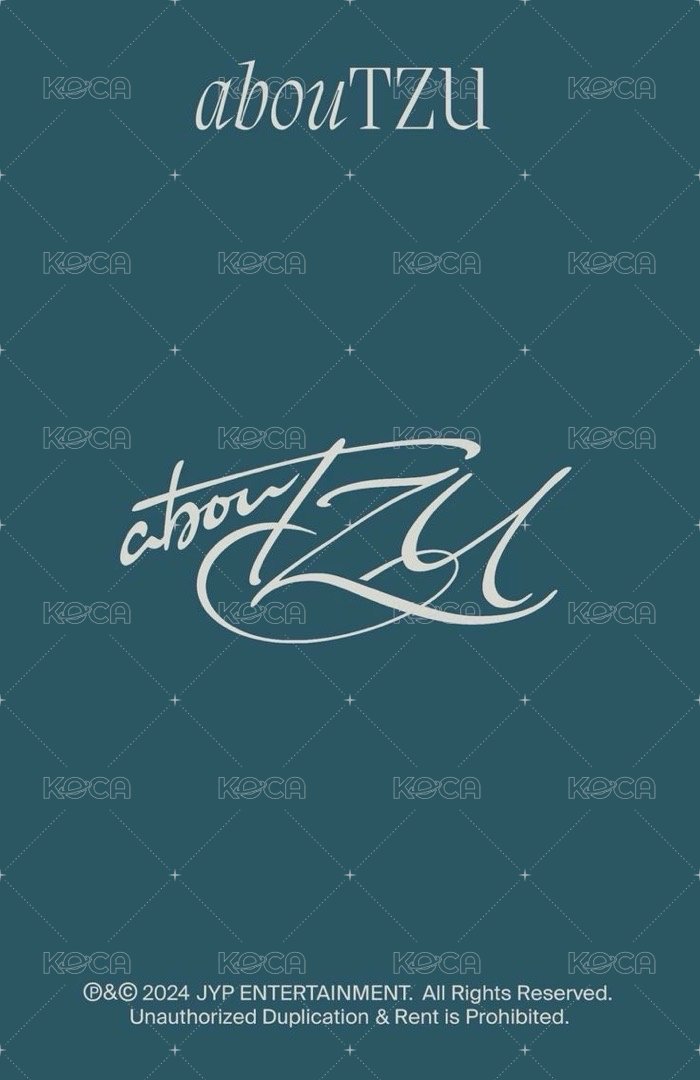 aboutTzu  sw 特典卡 子瑜solo 背面