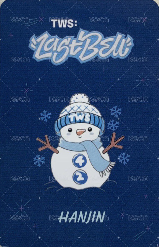 Last Bell 打歌卡  背面