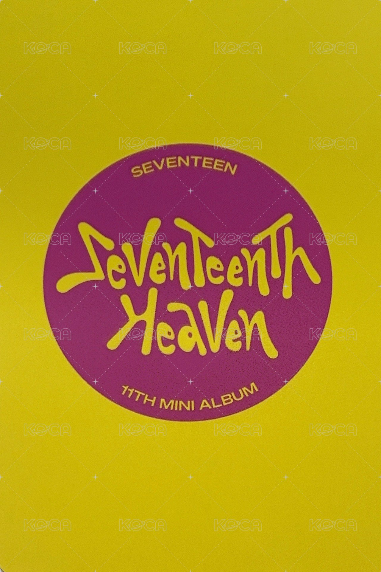 MINI11 yzy b 簽售卡  背面