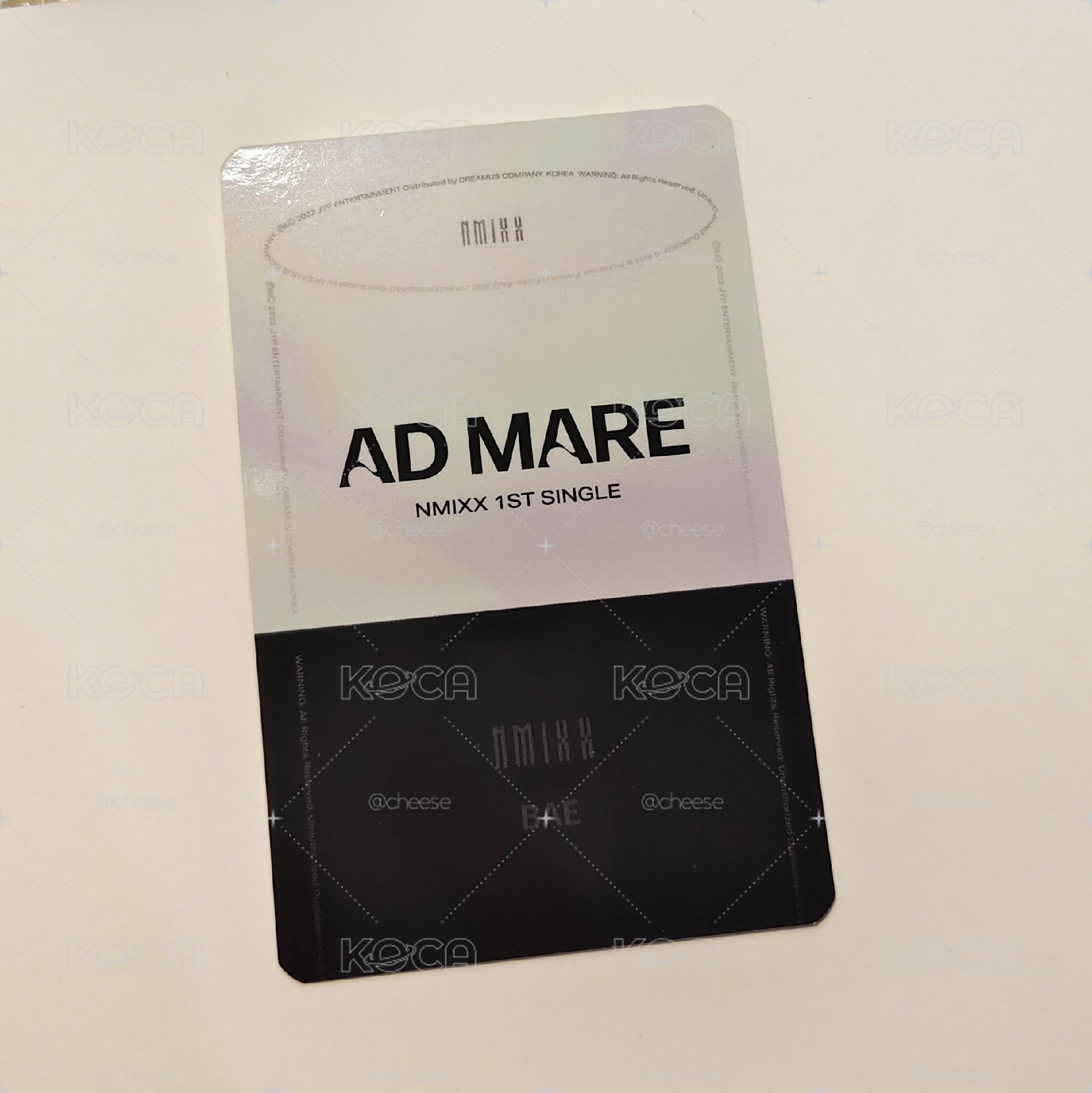Bae AD MARE SW4.0特典卡