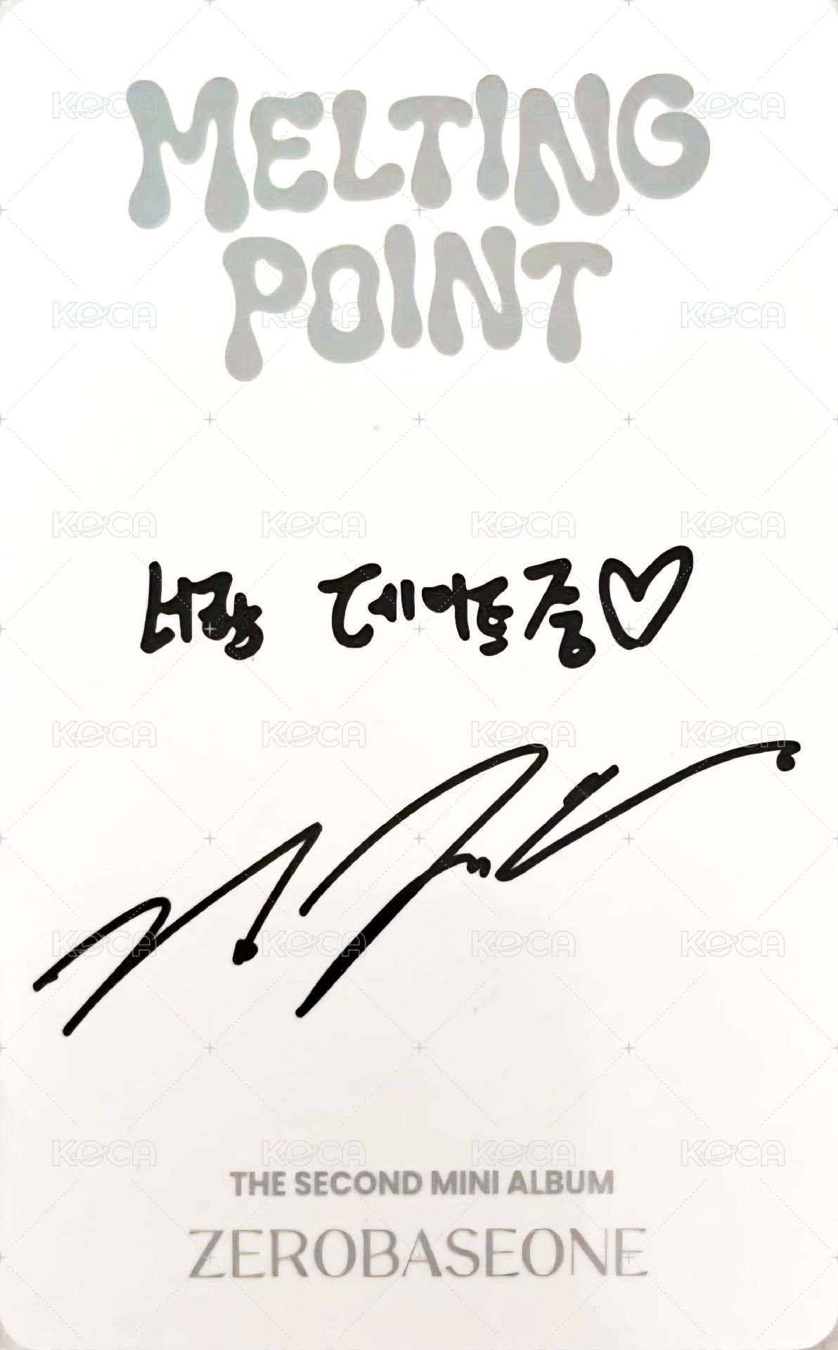 迷二 專輯卡 DIGIPACK ver. 背面