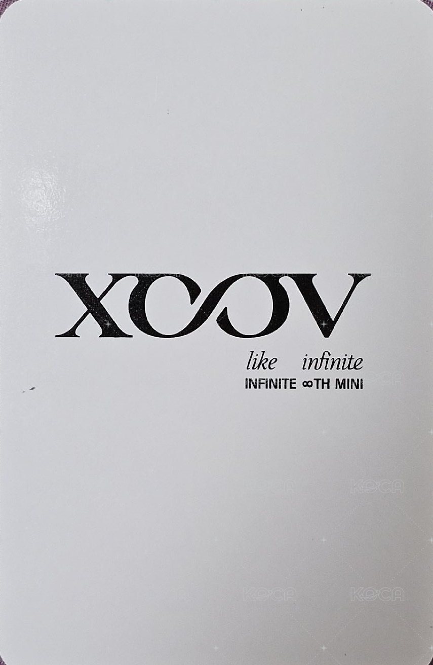 LIKE INFINITE hottracks 預購 特典卡  背面