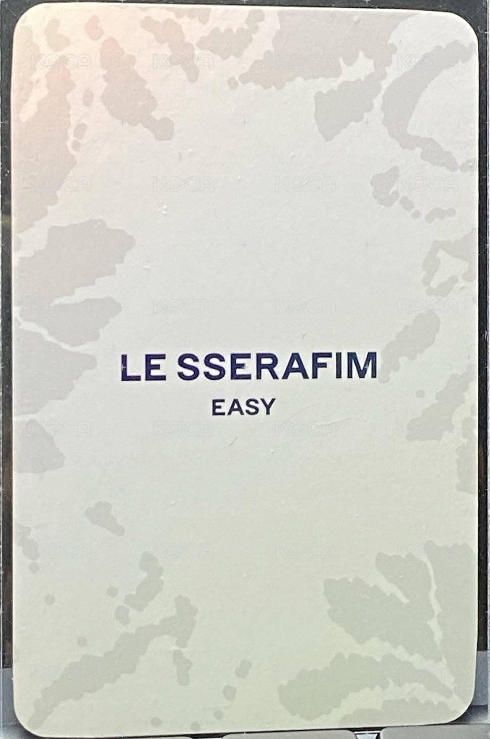 EASY mk 單封預售 特典卡  背面