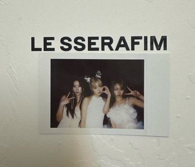 le sserafim 拍立得