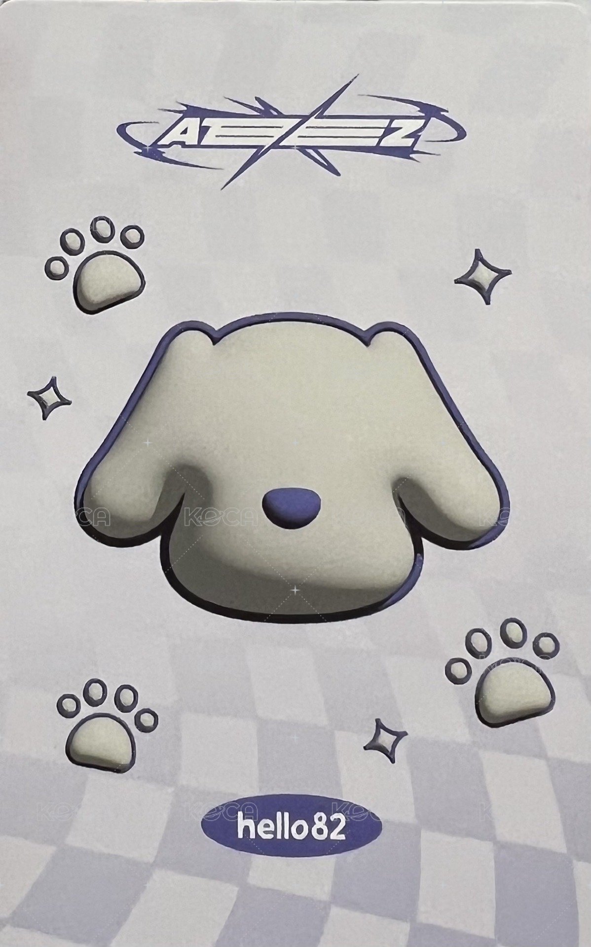 Will hello82 特典卡 PLUSHIE ver. 背面