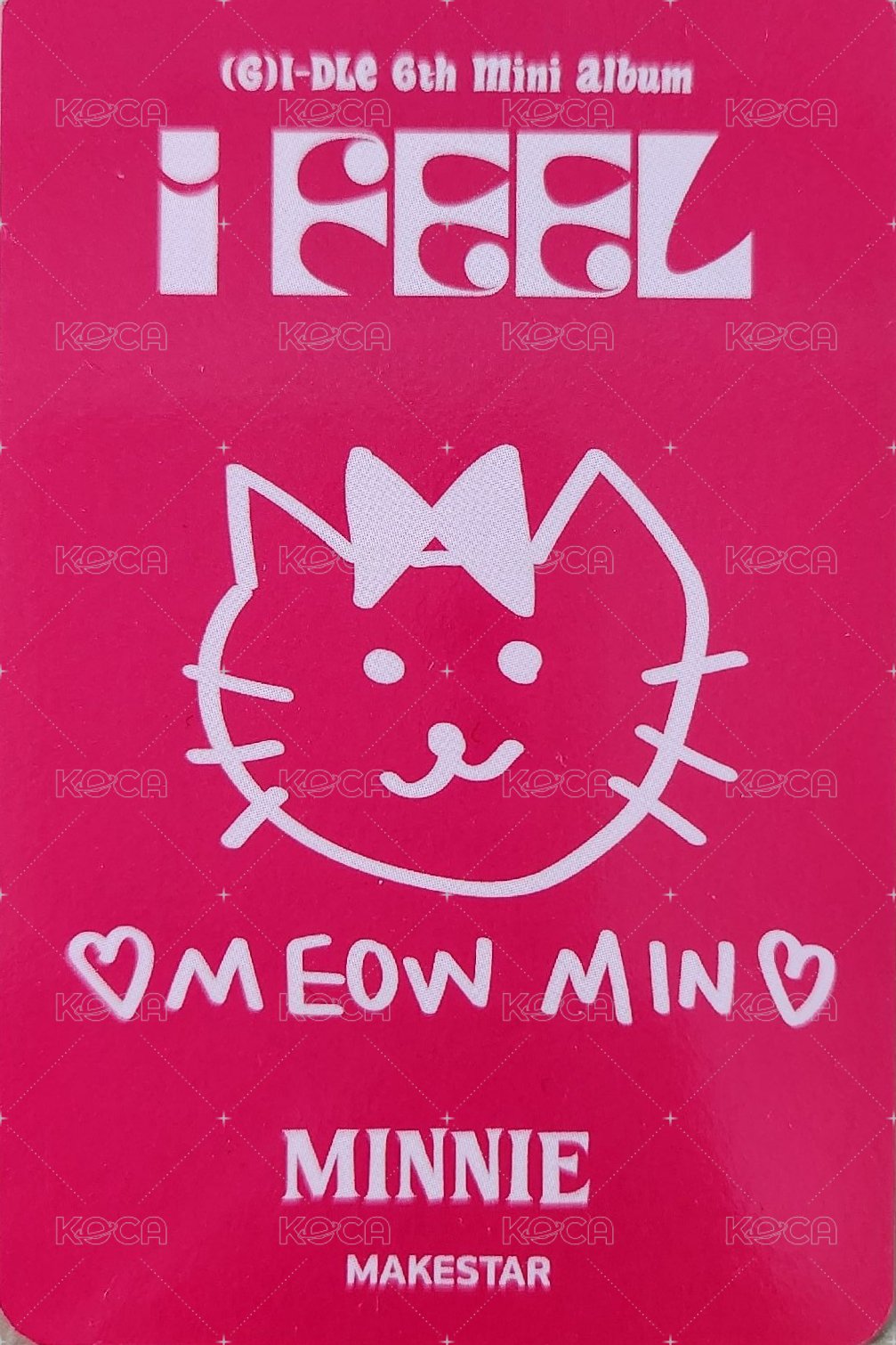 I feel ms 4.0 簽售卡 符咒卡 背面