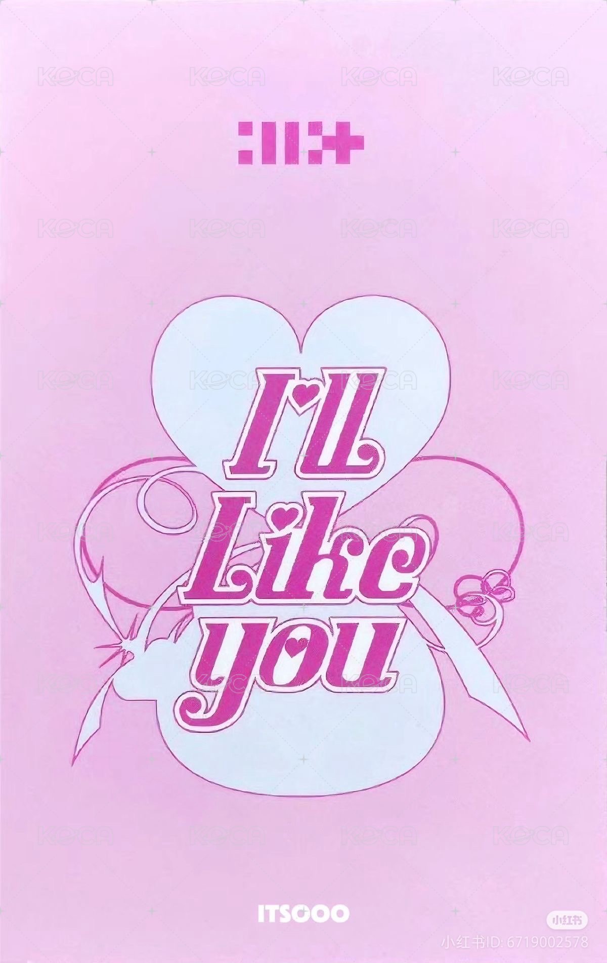 I'LL LIKE YOU wvs USA 特典卡  背面