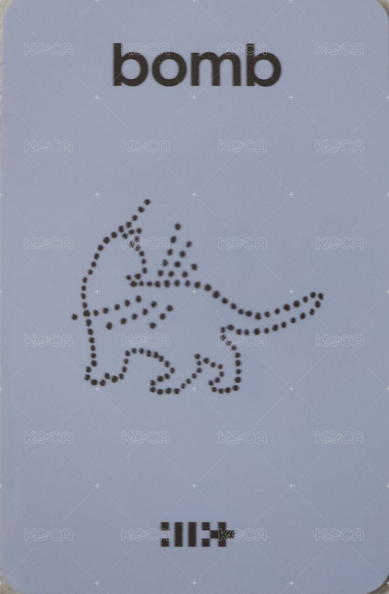 bomb GS25 特典卡  背面