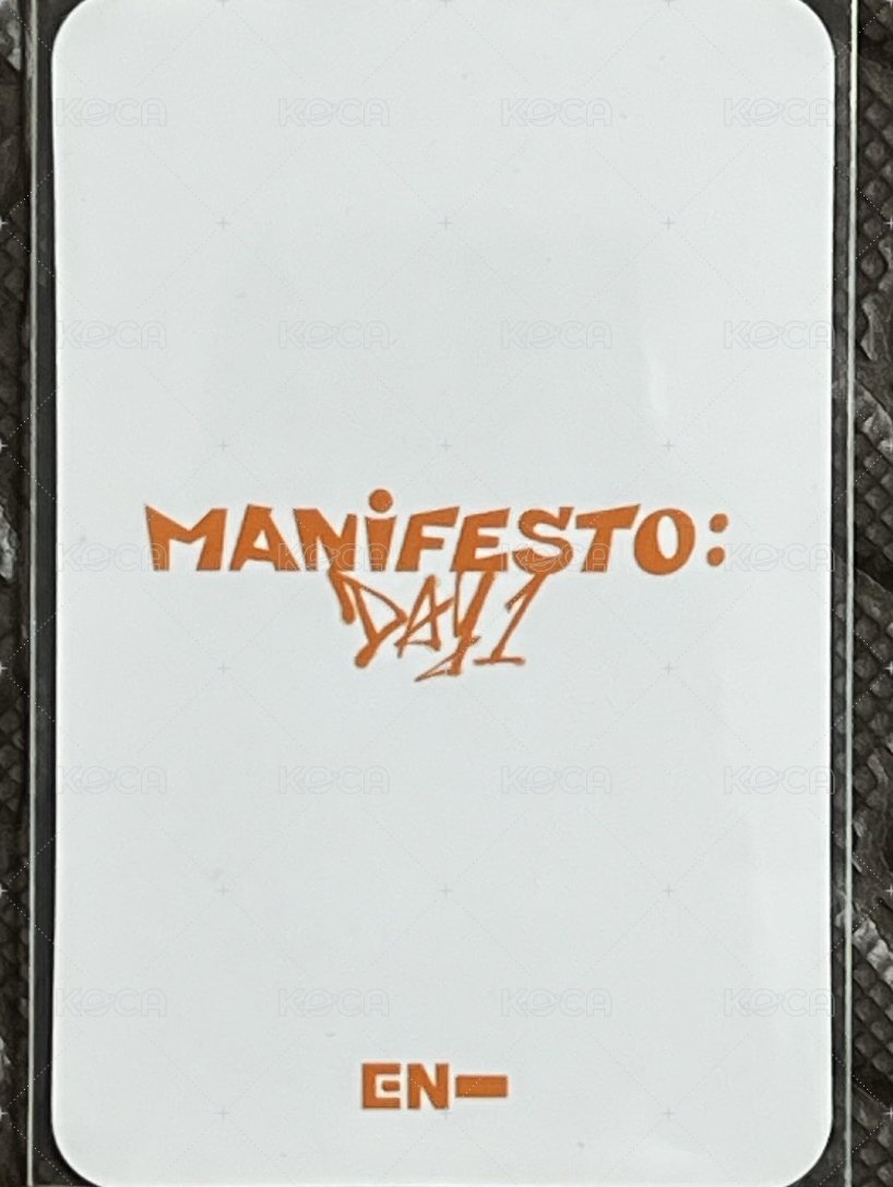 迷三 yzy 2.0 特典卡  背面