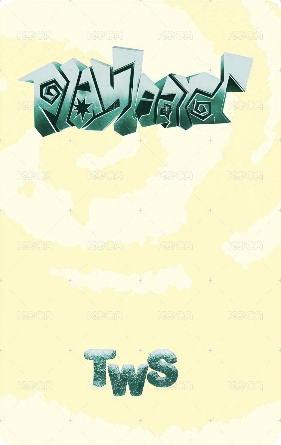 Play Hard hmv 幸運卡  背面