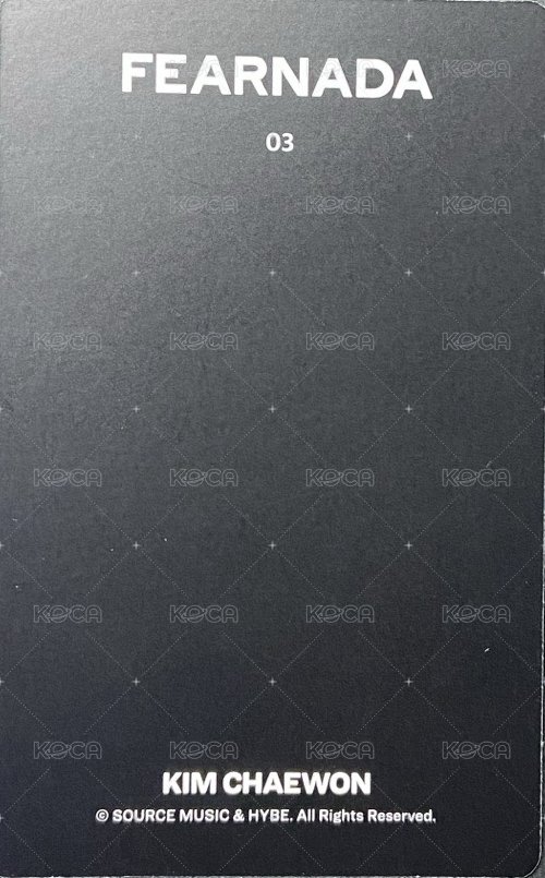 23‘fm 隨機卡  背面