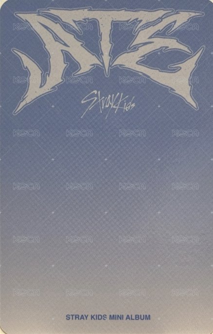 ATE 專輯卡 Accordion ver. 背面