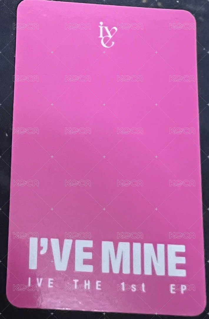 I'VE MINE 船特 特典卡 I’VE MINE SSQ星典秋天 背面