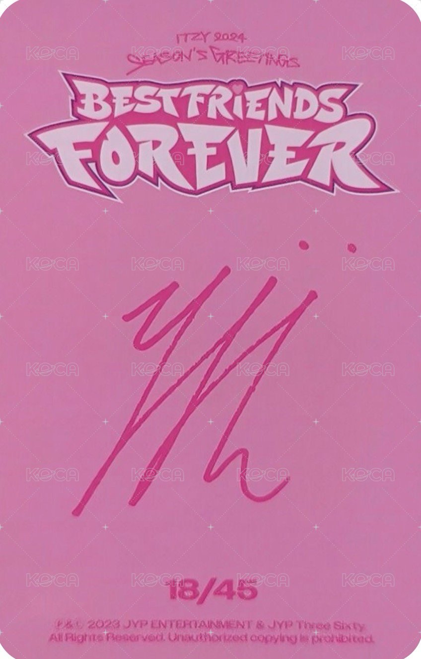 2024年曆 隨機卡  背面