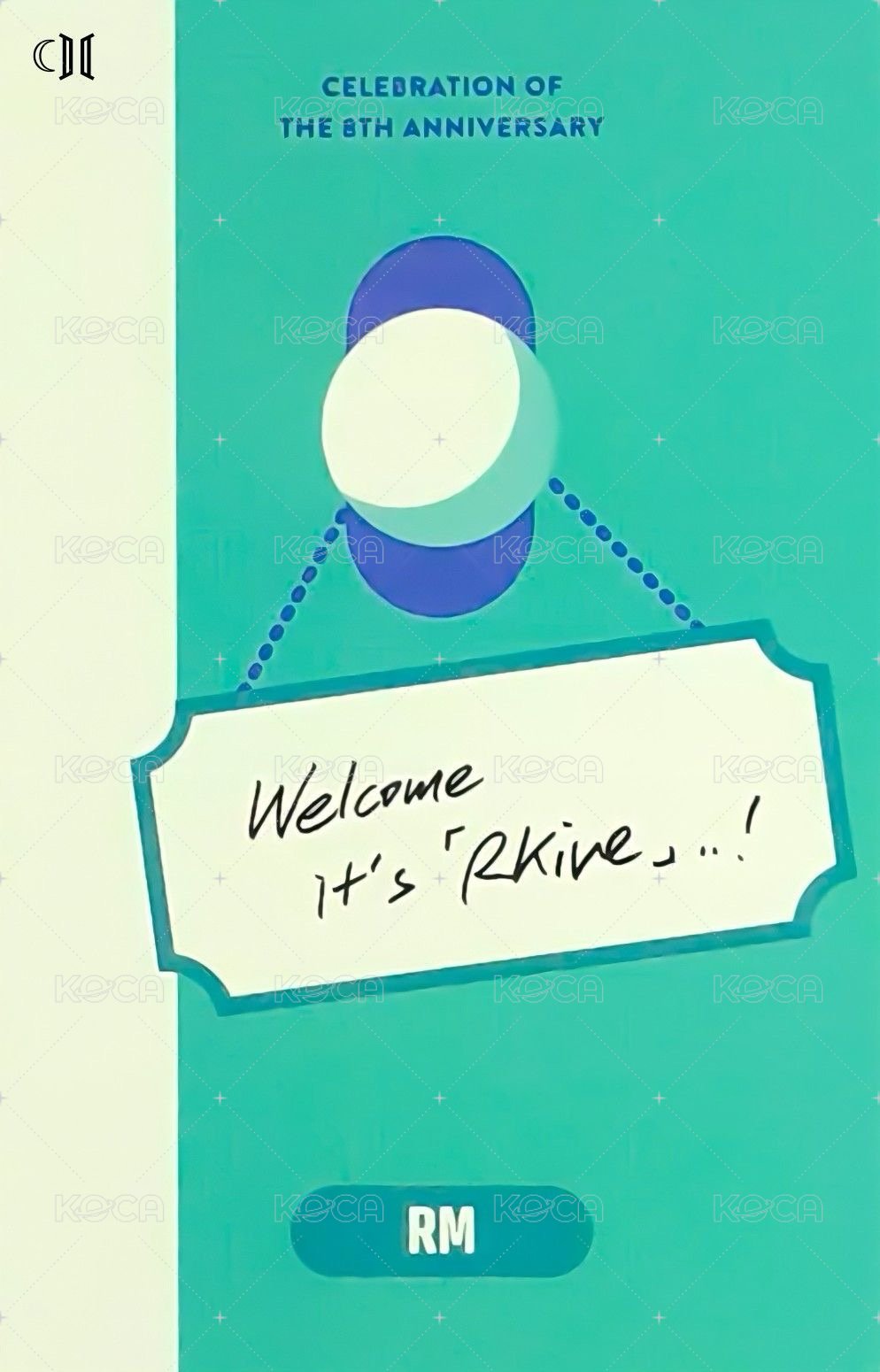 2021 八週年日曆盒 周邊卡 D6 背面