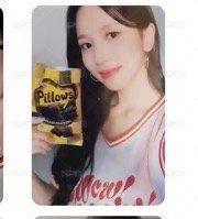 代言卡 Mina餅乾代言卡 正面