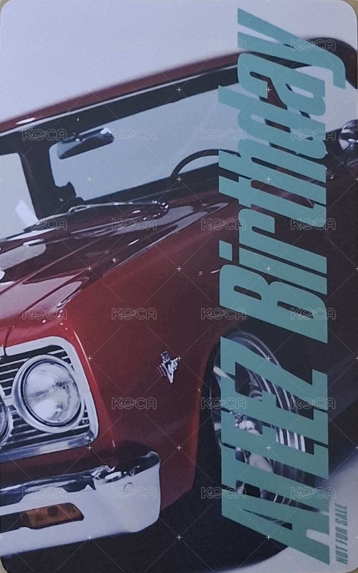 Birthday 塔店 特典卡  背面