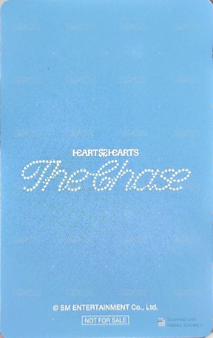 單一 hmv 線上 特典卡  背面