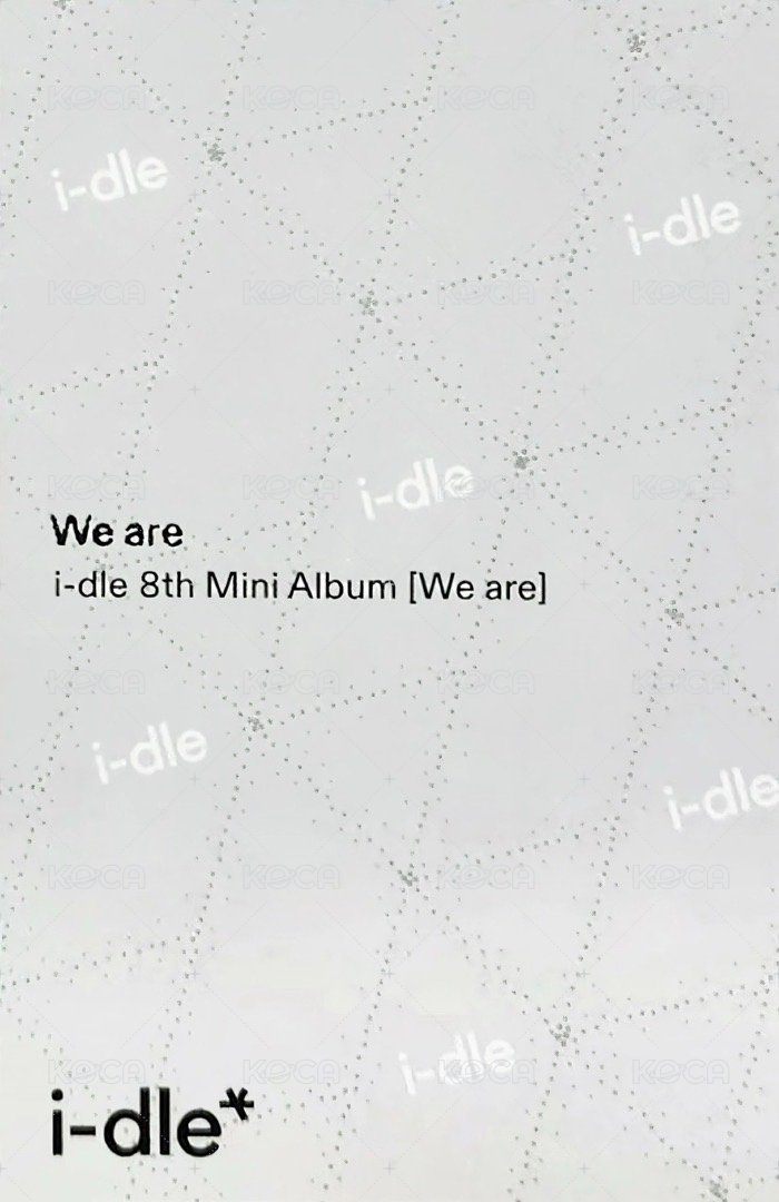 We are 專輯卡 特別版 jc專卡 背面