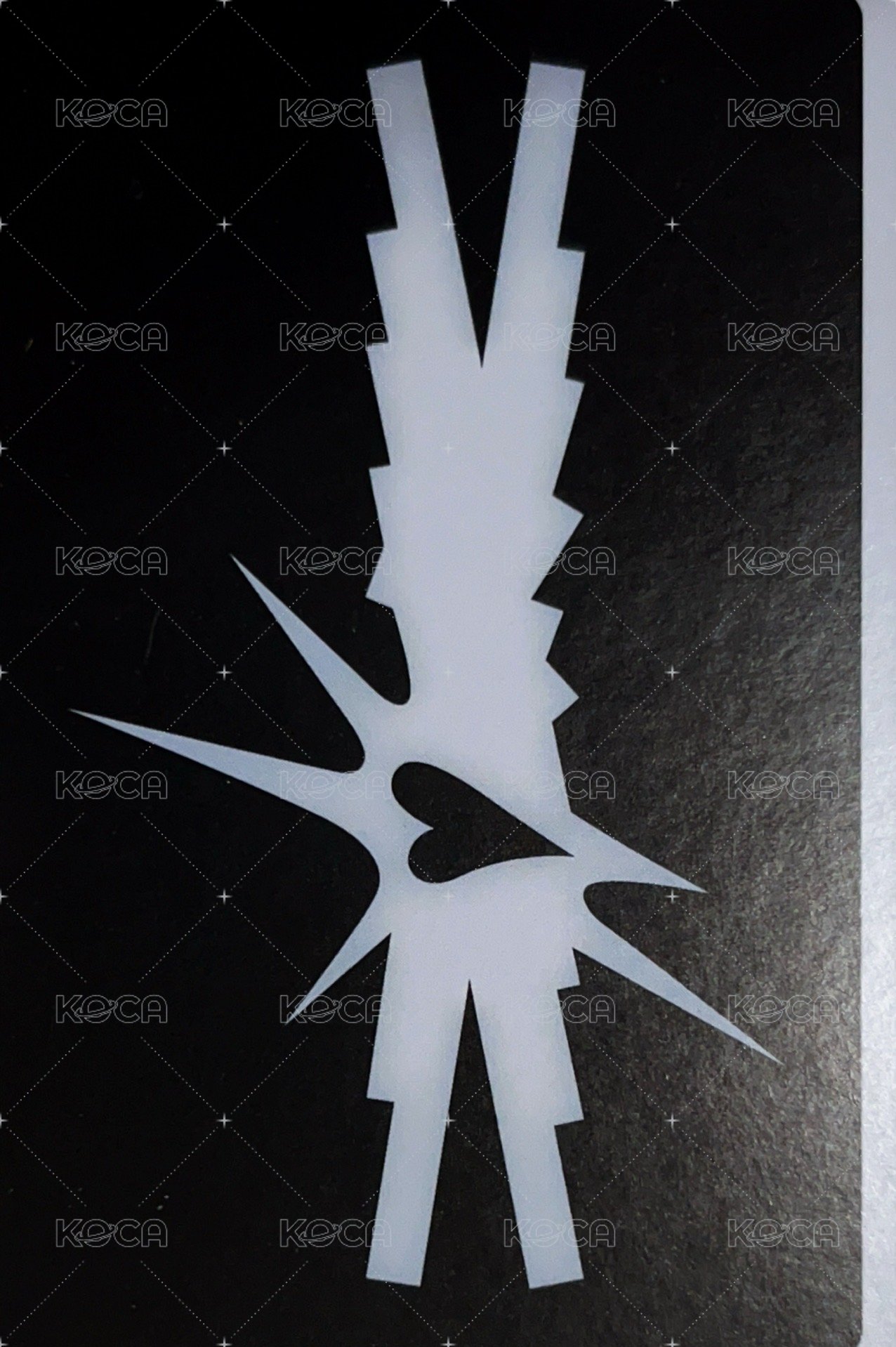 CRAZY 電子專 專輯卡 B版固配 背面