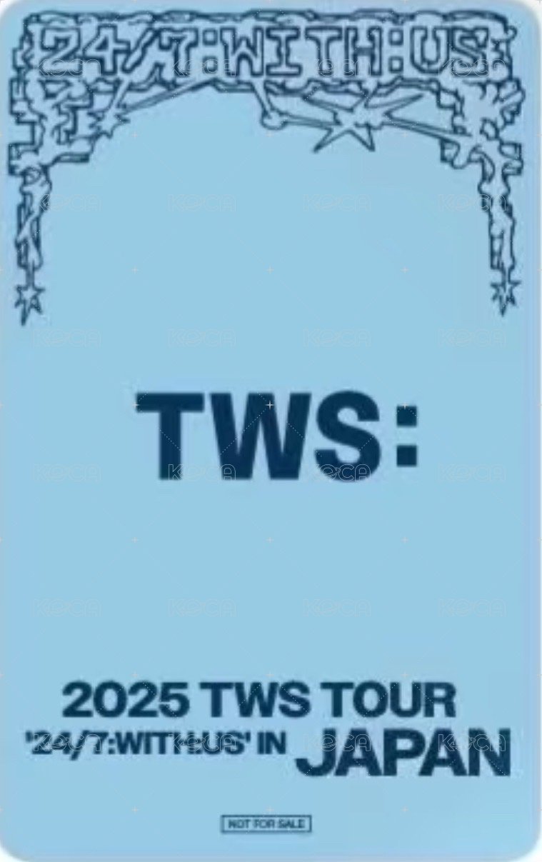 25 日巡 環球 日專 入場卡 / 場限卡  背面