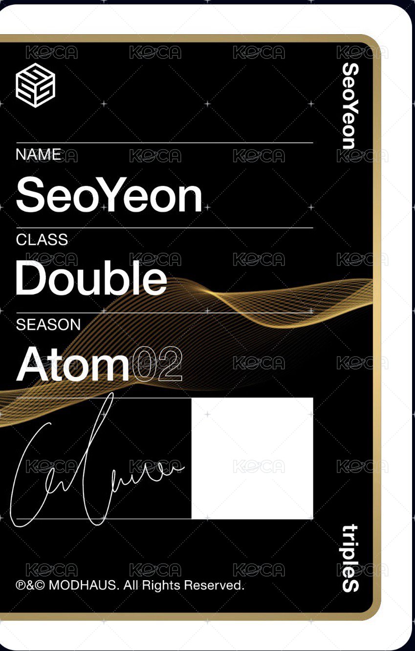 <ASSEMBLE25> 專輯卡 oma 背面