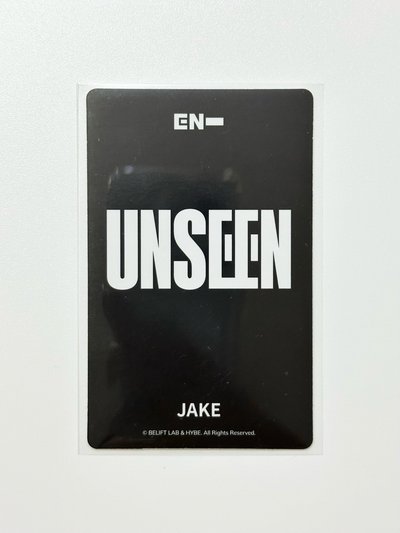 ENHYPEN JAKE 沈載倫 UNSEEN 隨機卡