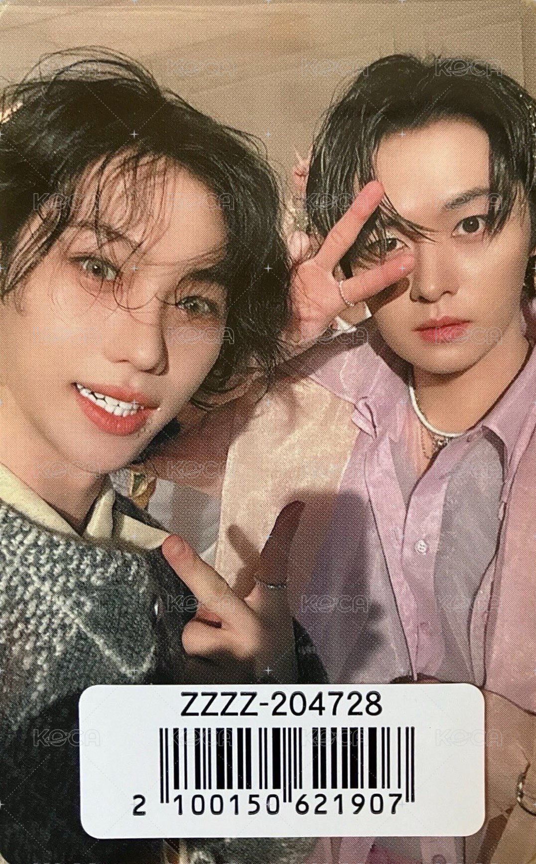 Hollow JYP JAPAN Fanclub 特典卡  正面