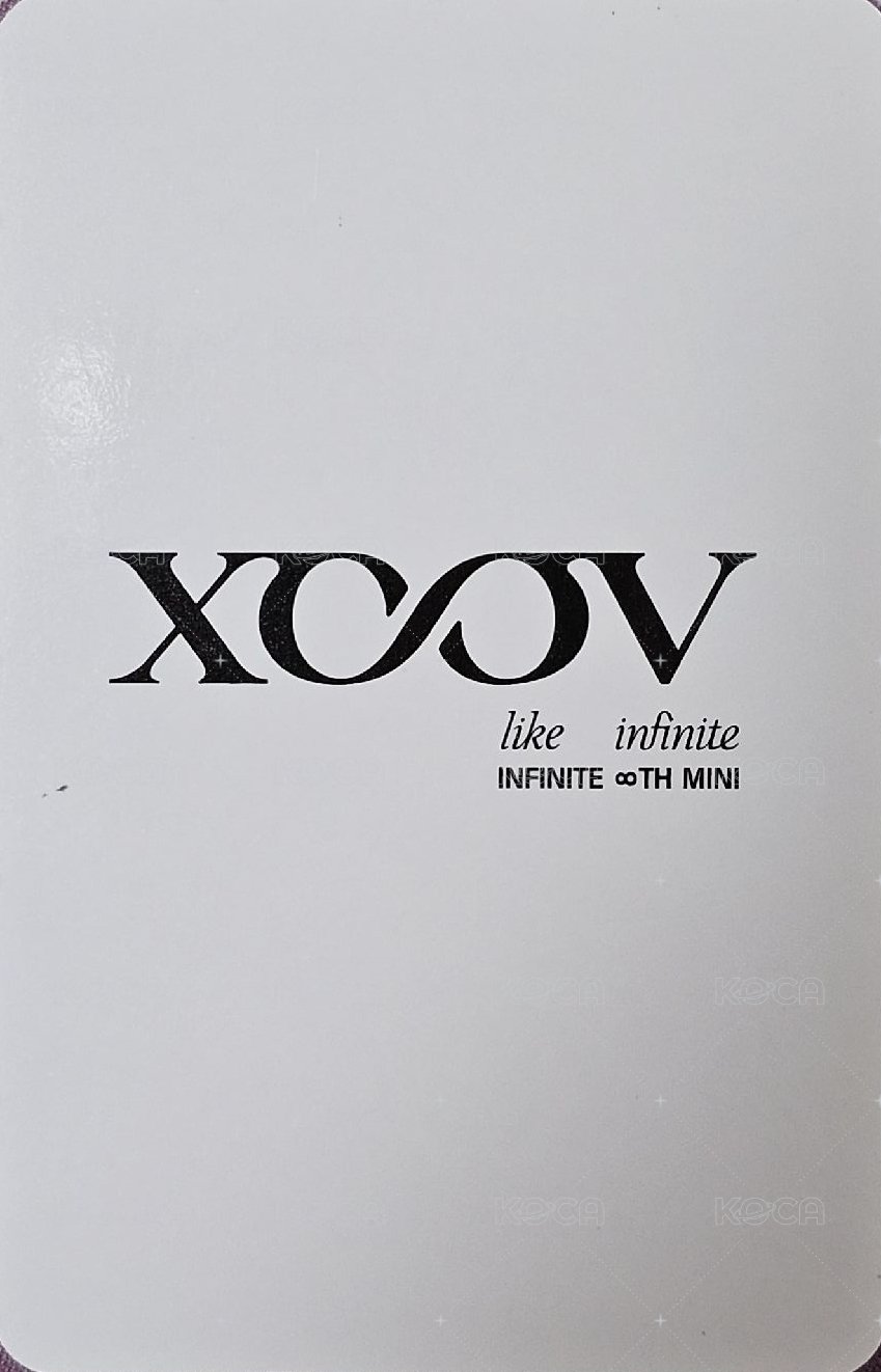 LIKE INFINITE hottracks 預購 特典卡  背面