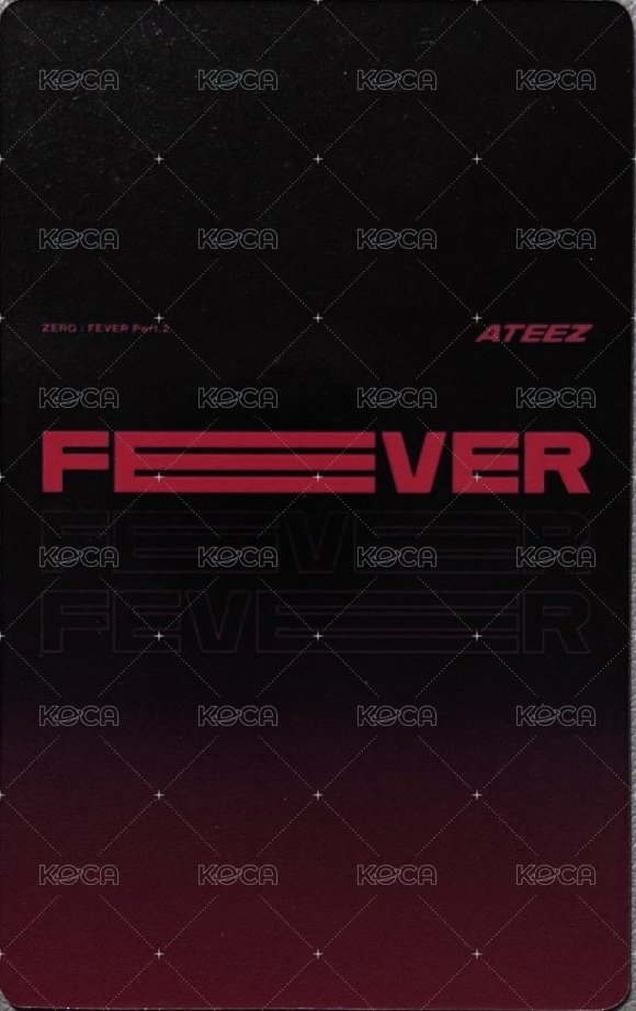 Fever pt.2 ma 1.0 簽售卡  背面