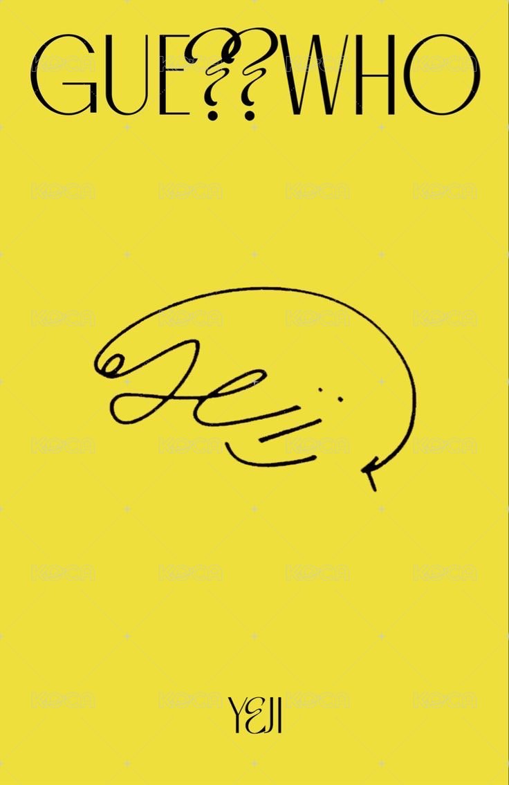 GUESS WHO 專輯卡  背面