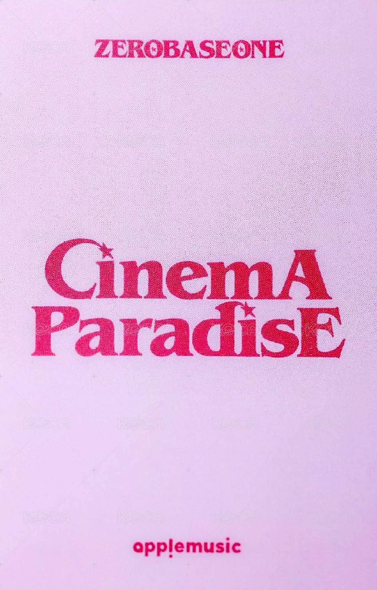 迷四 am 特典卡 眨眼 ver. 背面