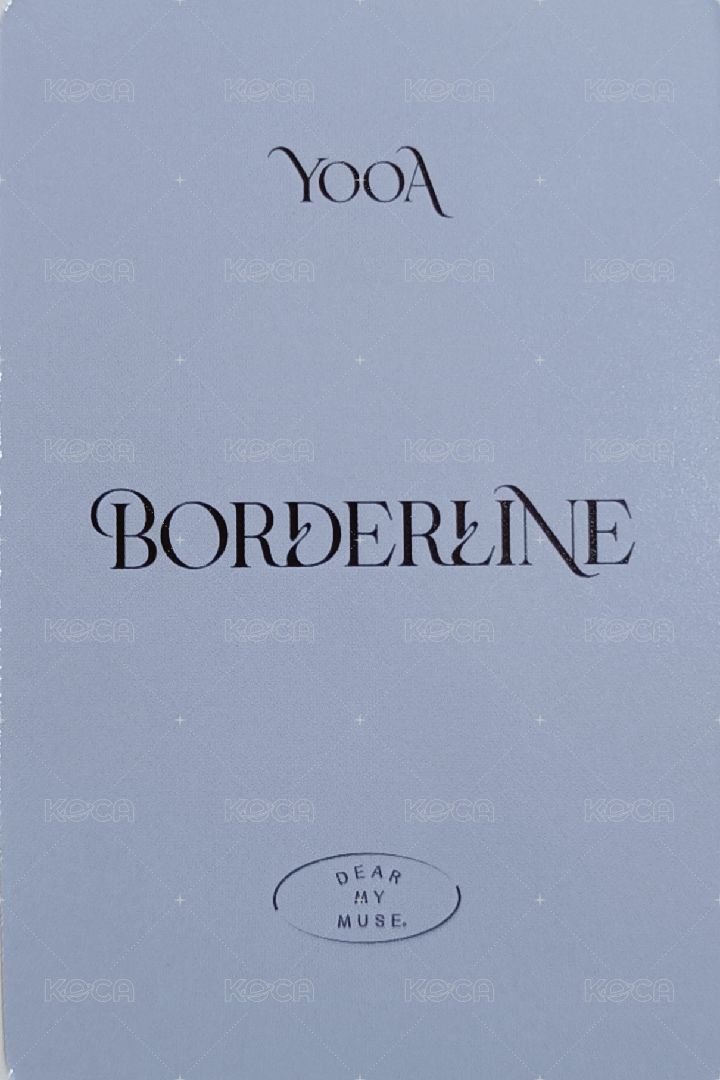 YooA BORDERLINE dmm 簽售卡 特典 蝦 背面