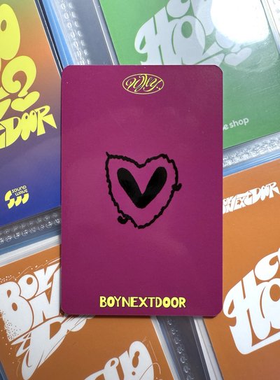 ✴️ WHY.. sc打歌卡 李常赫 愛心手繪卡背