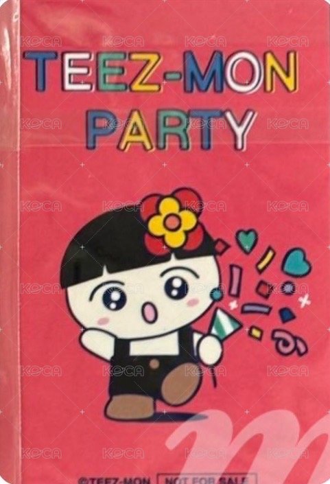TEEZ-MON POP UP SHOP IN JAPAN 周邊卡 PLUSH 背面