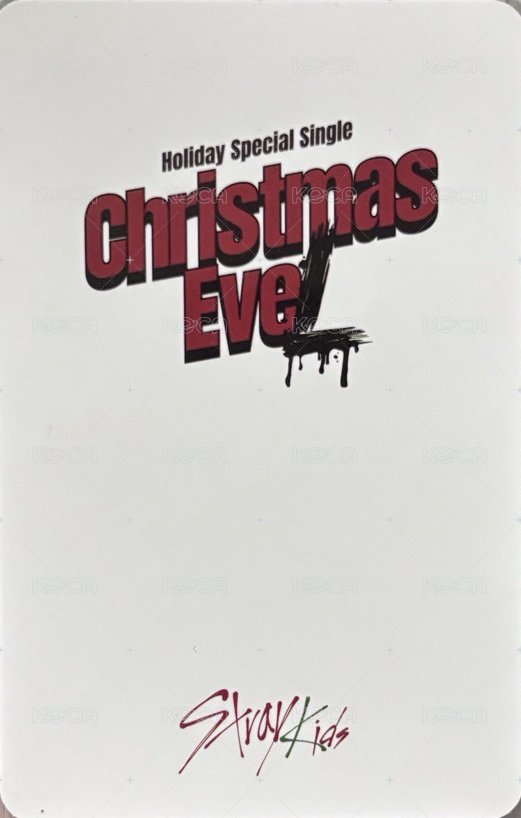 聖誕 hottracks 特典卡  背面