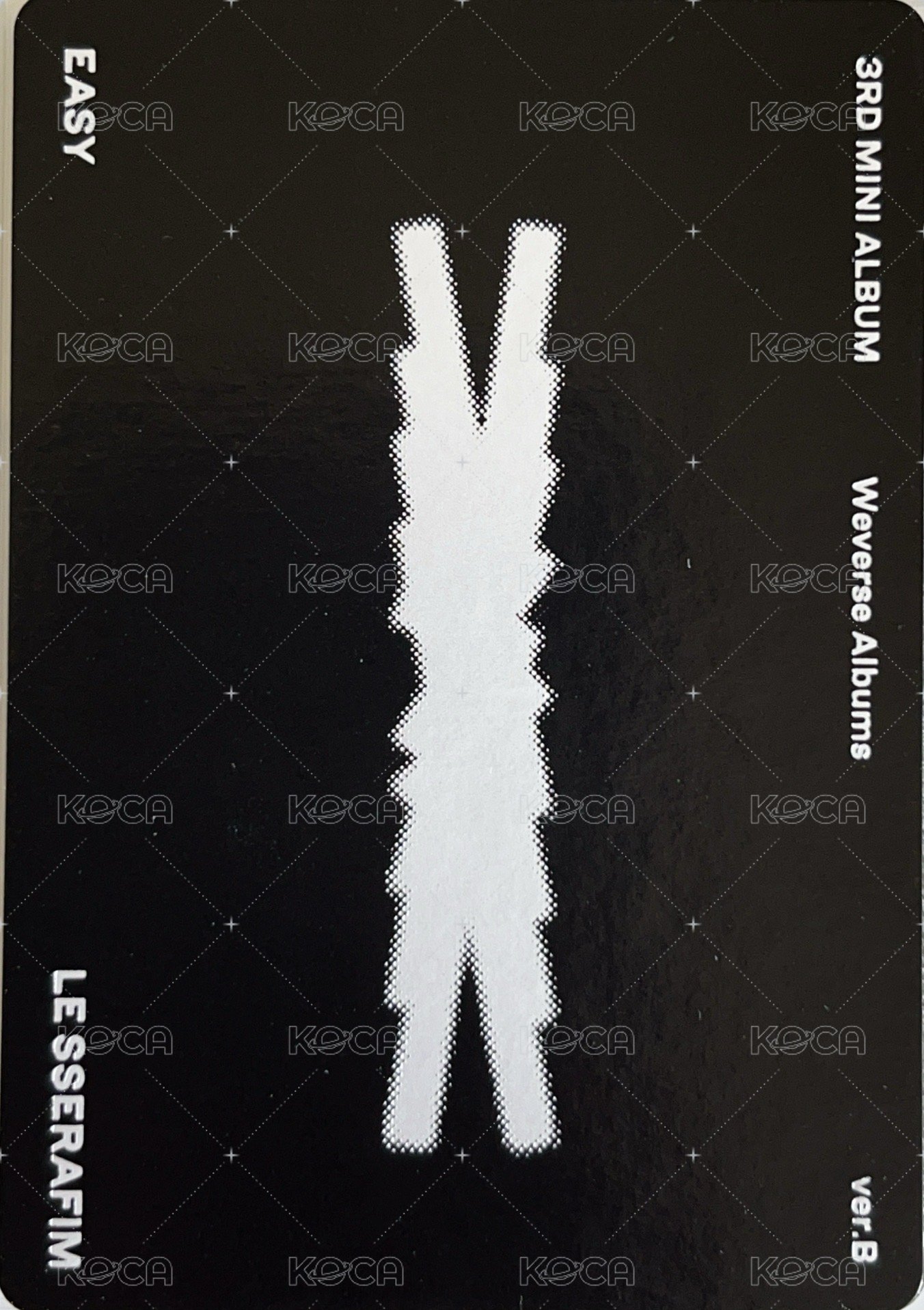 EASY 專輯卡 電子專verB 背面