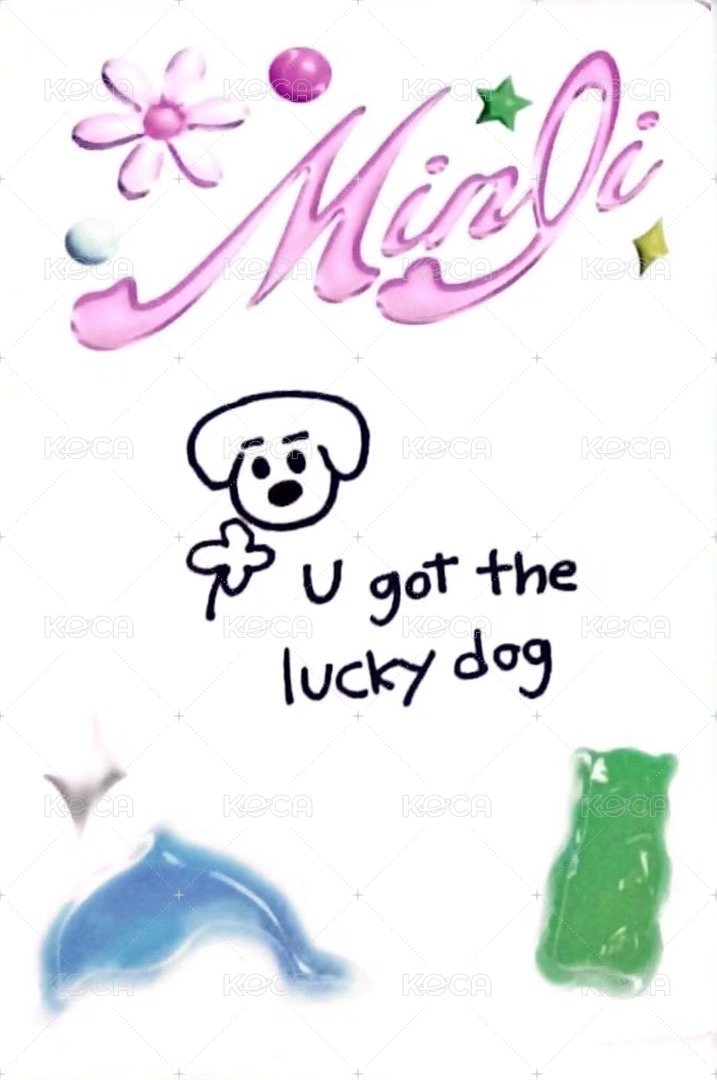 Get Up 專輯卡 WVS A ver. 背面