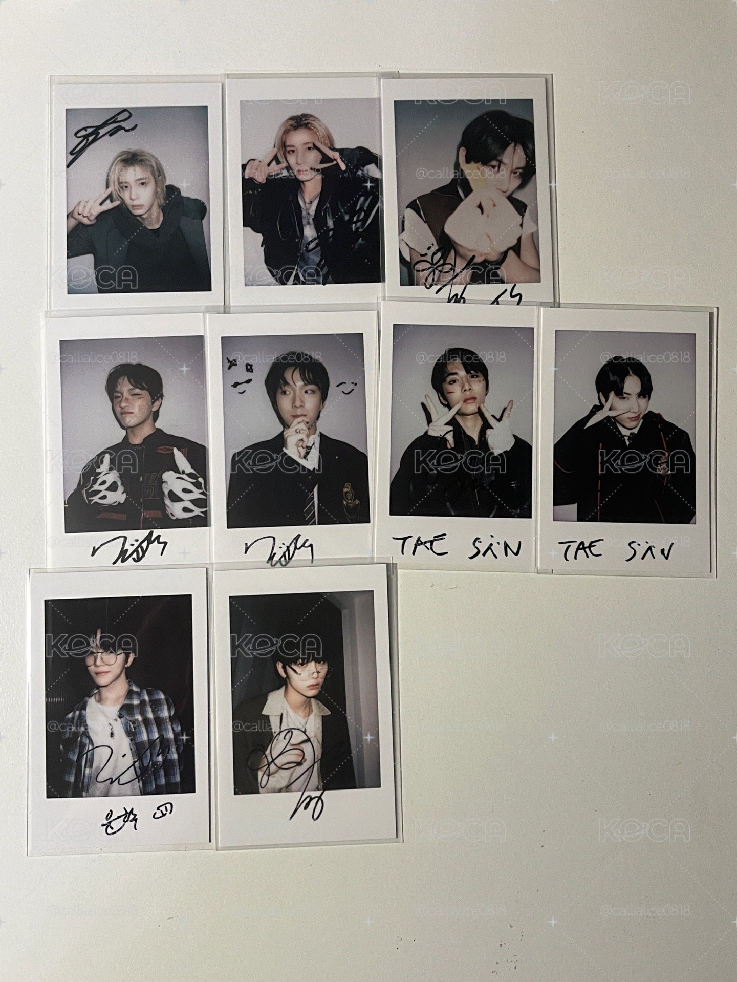 BOYNEXTDOOR 金雲鶴 yzy復刻拍立得