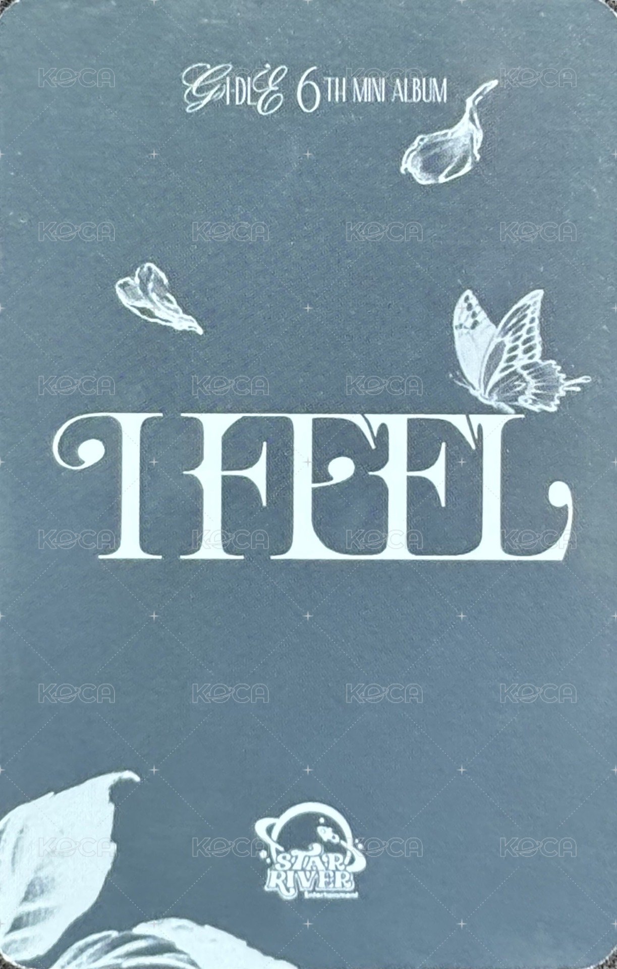 I feel sr 2.0 簽售卡 A ver. 背面