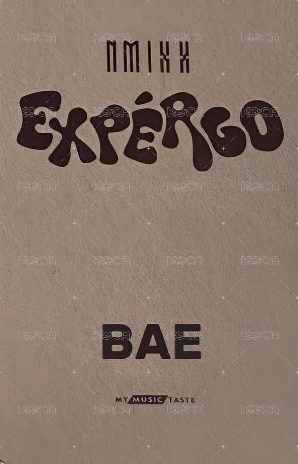 expérgo mmt 預售 特典卡 裴 背面