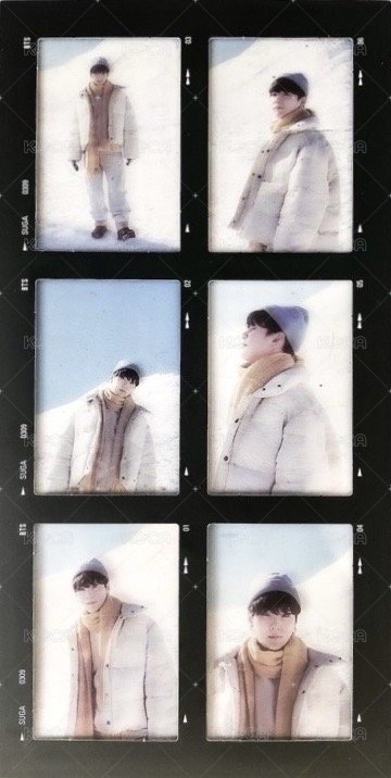 冬日寫真 周邊卡 2021 六格底片 隨機 正面