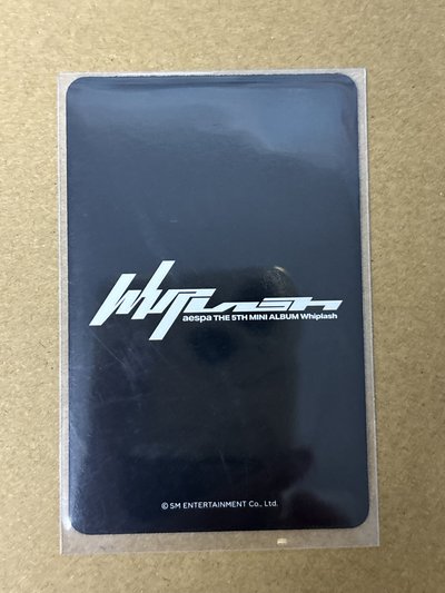 aespa Karina 柚子 Whiplash sm 特典卡 預售柚