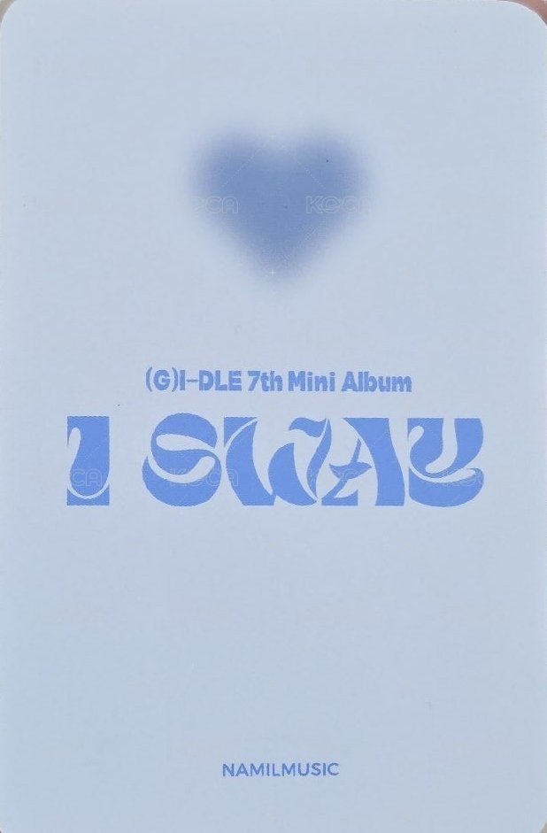 I SWAY 楠藝 5.0線上 特典卡  背面