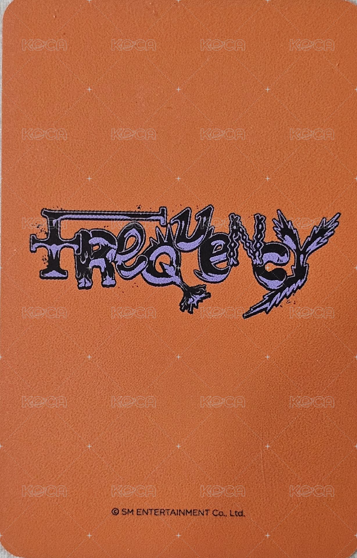 FREQUENCY wm 幸運卡  背面