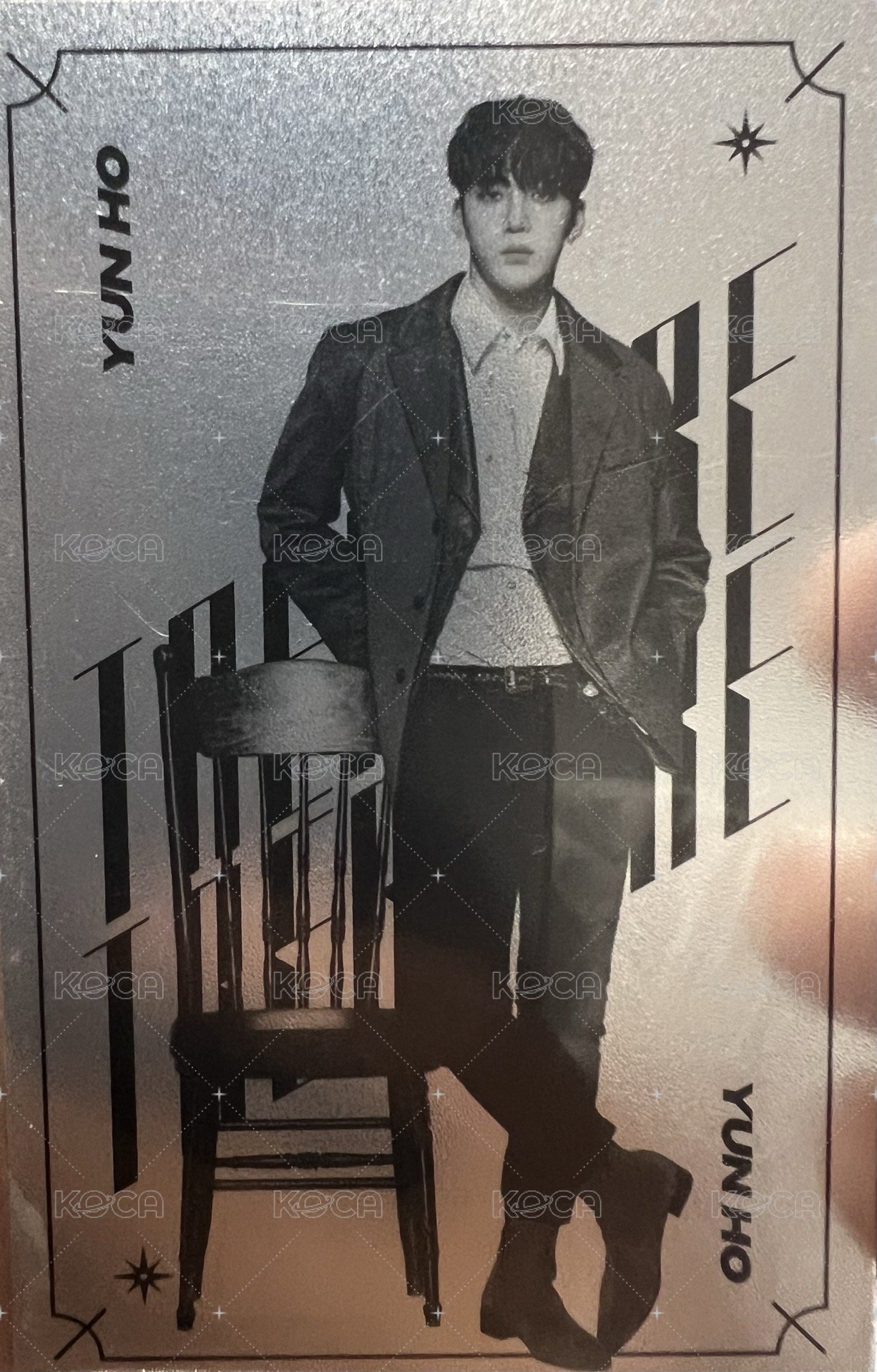 TREASURE : HIDDEN MAP PACKAGE 寫真書 周邊卡  背面