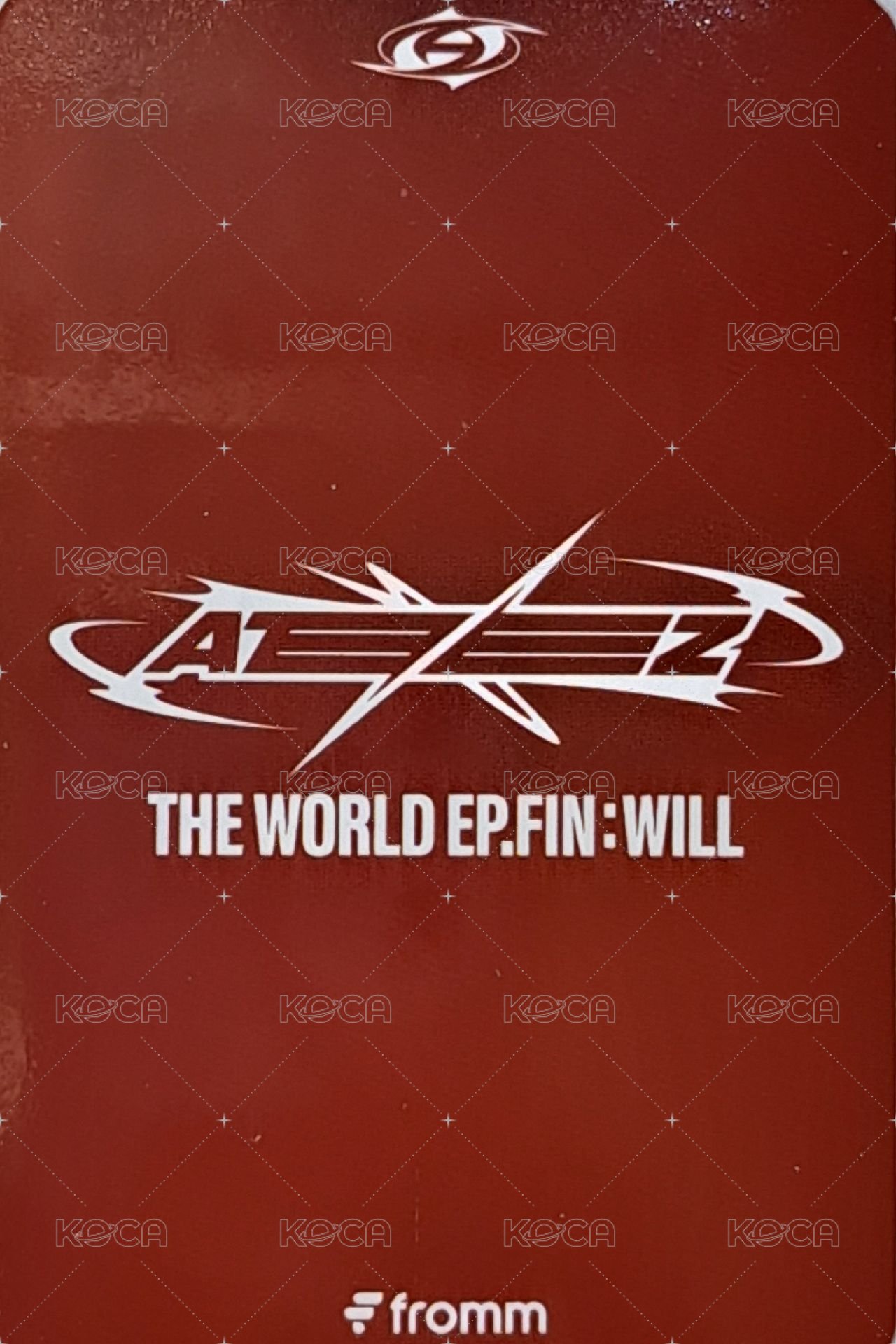 WILL fromm 2.0 簽售卡  背面