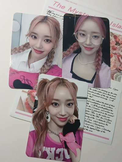 STAYC Teddy bear 粉髮特典／幸運卡